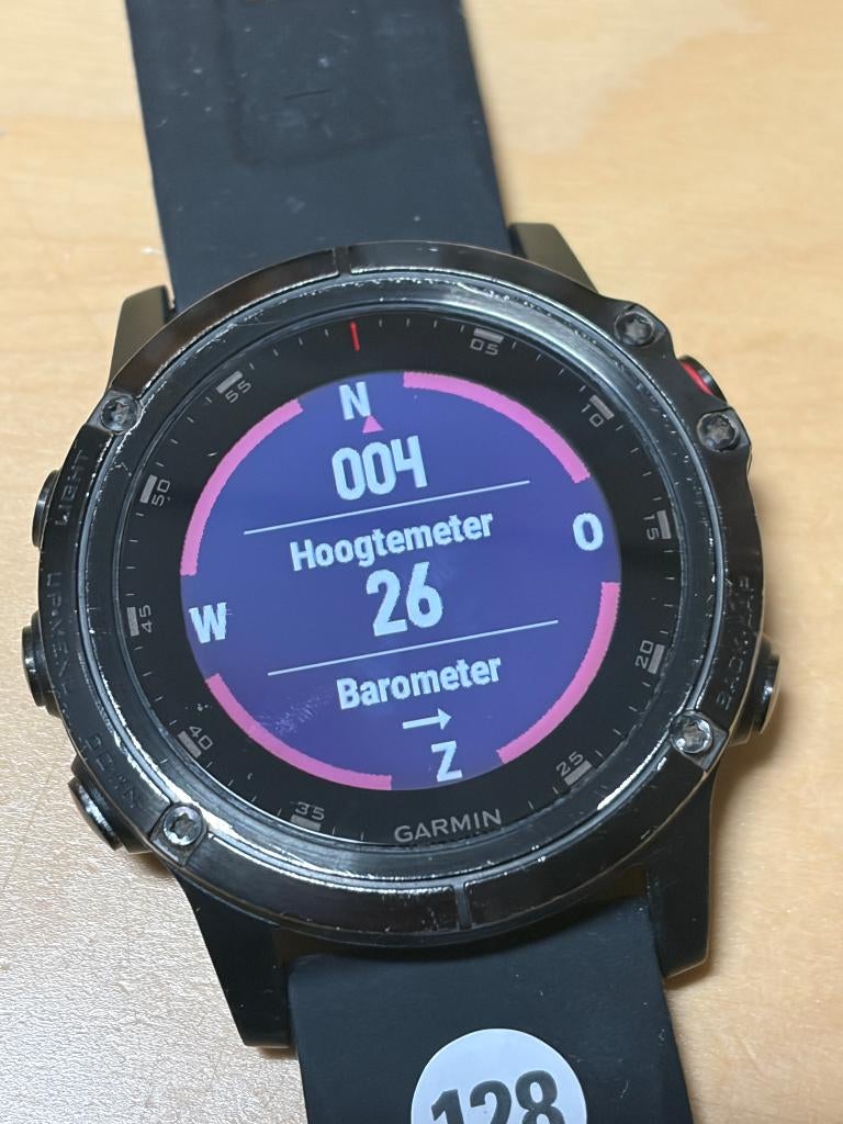 Garmin Fenix 5x saffierglas plus (GPSinruil-nr 128), Sieraden, Tassen en Uiterlijk, Sporthorloges, GARMIN, Gebruikt, Bramenberg 9