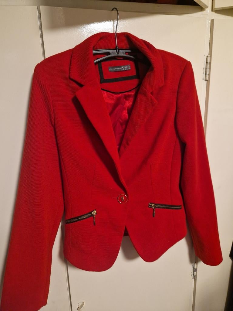 Dames colbert rood maat 36, Kleding | Dames, Ophalen of Verzenden