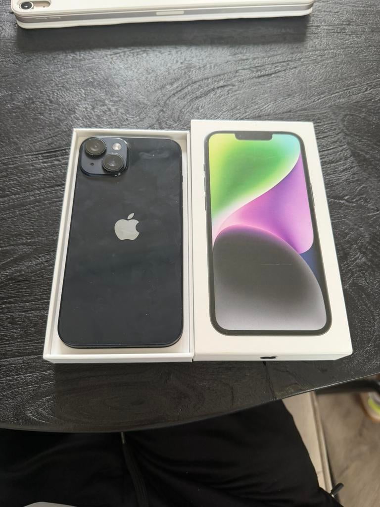 Iphone 14 86% batterijconditie, Ophalen, 128 GB, Zwart, Zo goed als nieuw