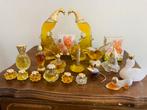 Avon gouden verzameling fles parfumflesjes incl doosjes, Ophalen of Verzenden, Parfumfles, Gevuld
