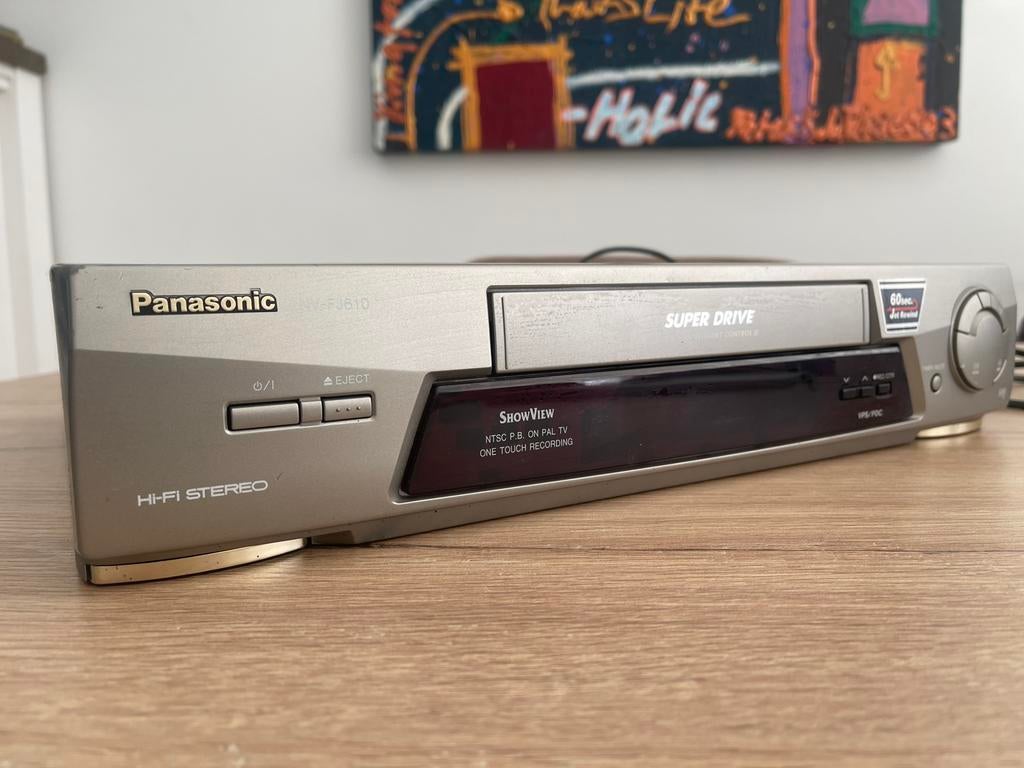 Panasonic NV-FJ610 HiFi stereo VHS videorecorder, Ophalen of Verzenden, Gebruikt