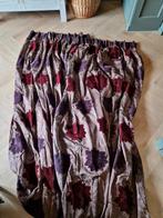 Gordijnen met bloemenpatroon, Ophalen of Verzenden, Rood, 200 cm of meer, 200 cm of meer