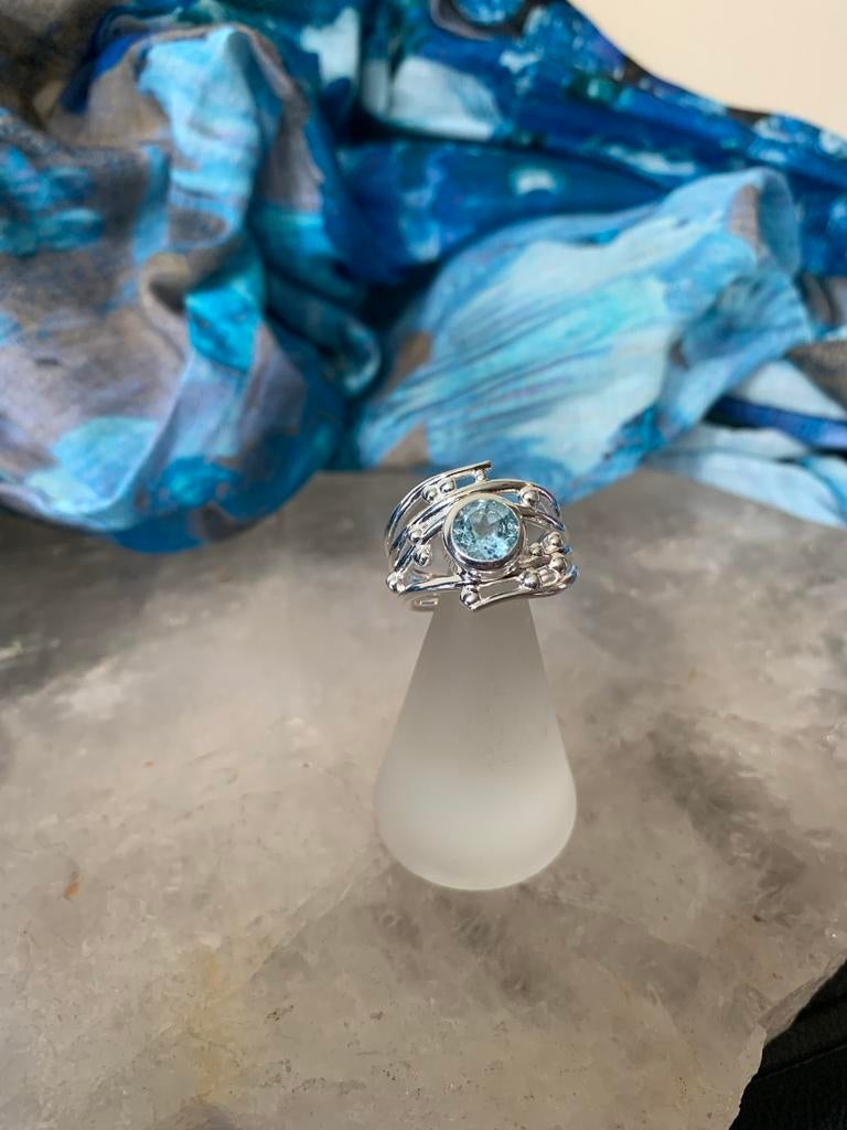 Topaas geluk beschermt welvaart succes uniek magie, Blauw, Nieuw, Ophalen of Verzenden, 17 tot 18