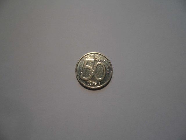 1 munt Belgie 50 frank 1998, Ophalen of Verzenden, België, Losse munt