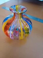 Kleurrijke glazen vaas uit  murano Italië, Ophalen
