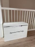 Witte houten opbergbox / speelgoedkist 80x55x40 cm, Huis en Inrichting, Woonaccessoires | Kisten, Ophalen, Gebruikt, 50 tot 100 cm