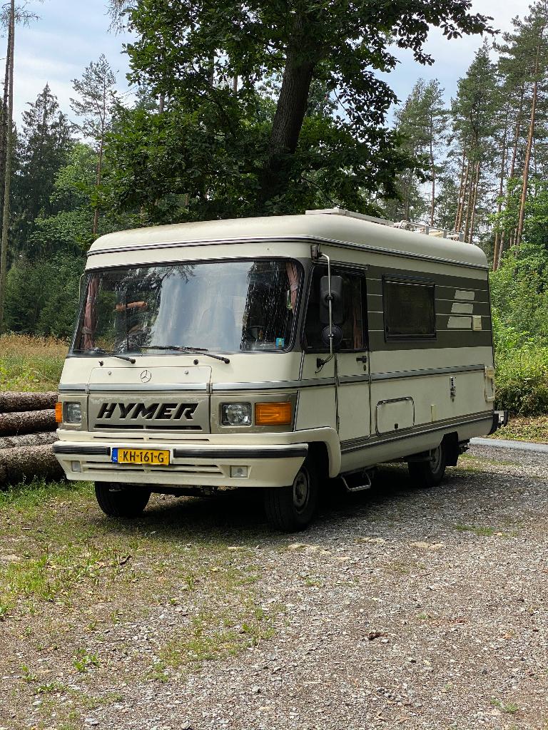 HYMER S555 / Mercedes 310D, Caravans en Kamperen, Afzuigkap, Ringverwarming, Kluisje, Treinzit