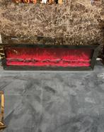 Spiegelhaard/openhaard dressoir erik custer stijl, Ophalen of Verzenden, Zo goed als nieuw, Vrijstaande haard, Elektrische haard