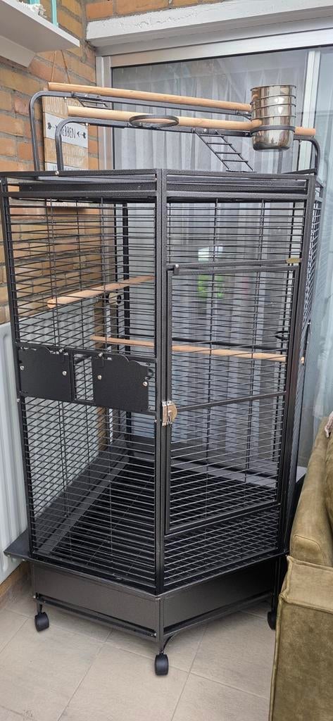 Grote keddoc kooi. Voor papegaaien of grote parkieten, Ophalen, Nieuw, Aluminium, Vogelkooi