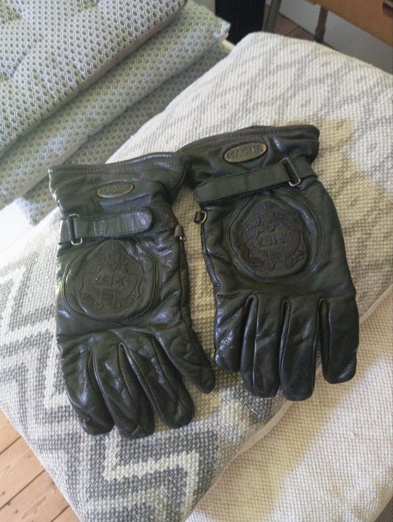 Mooie leren motor handschoenen vh merk Magna maat L, Ophalen of Verzenden, Tweedehands, Handschoenen