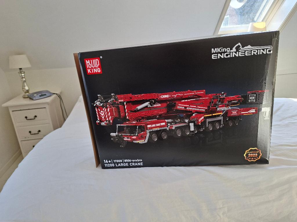 Te koop: Mould king kraan 17008 ( 11200 large crane), Overige merken, Ophalen of Verzenden, Zo goed als nieuw, Groter dan 1:32