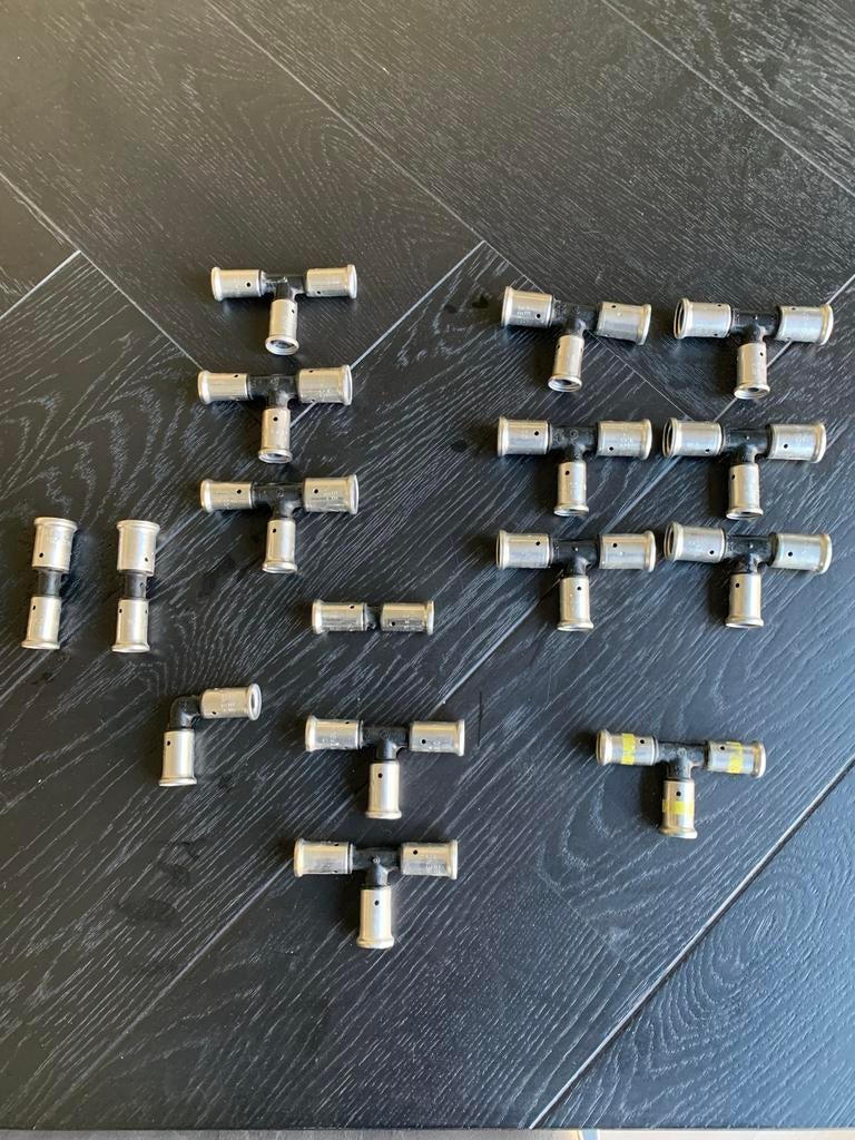 16 Henco perskoppelingen - Diverse maten, Overige materialen, Gebruikt, Overige typen, Minder dan 2 meter