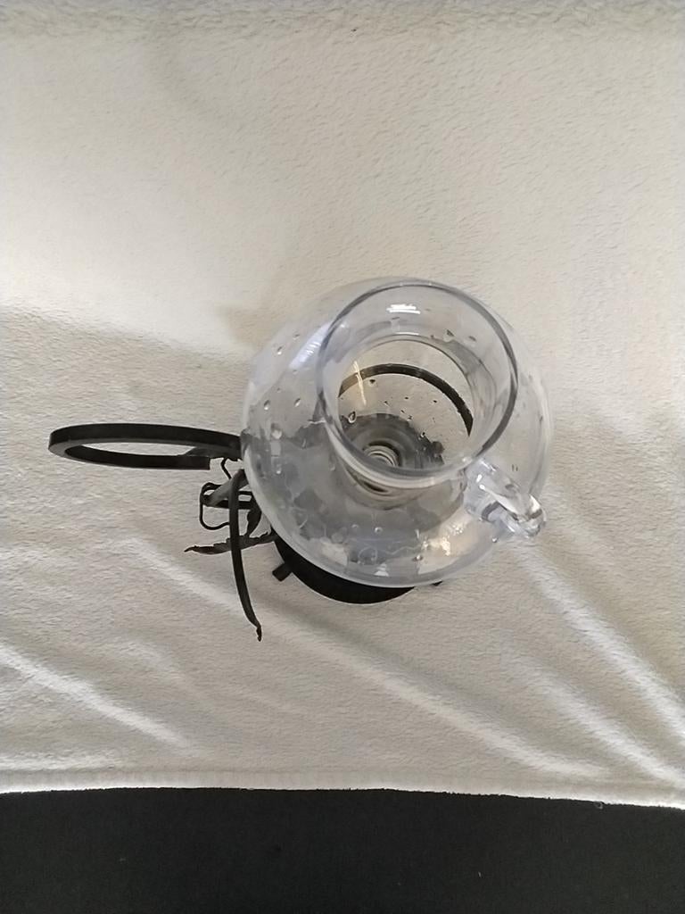 Absint druppelaar met smeedijzeren standaard, Gebruikt, 50 tot 75 cm, Zwart, Ophalen of Verzenden