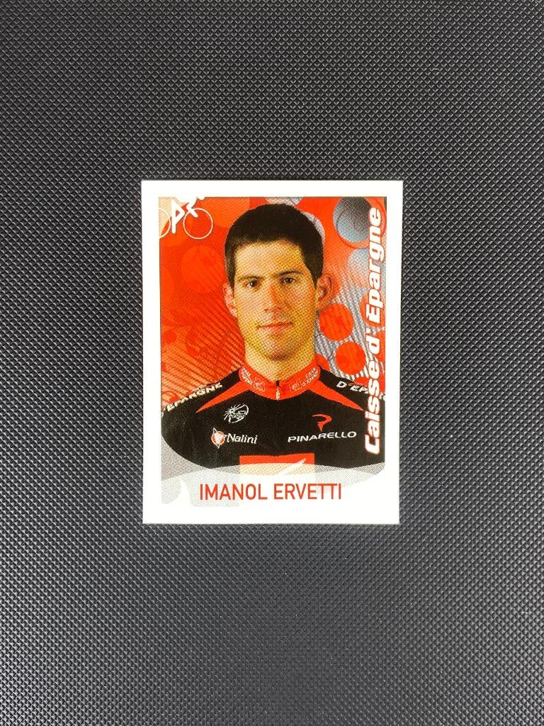 2009 Imanol Ervetti Panini Sprint 09 Caisse d'Epargne, Verzamelen, Ophalen of Verzenden, Zo goed als nieuw, Buitenlandse clubs