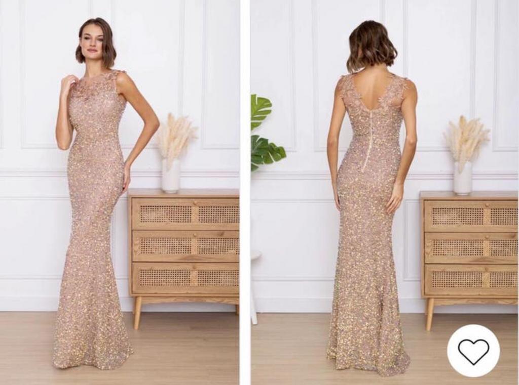 Nieuwe Avondjurk Soky&Soka met Paillettes maat M, Kleding | Dames, Gelegenheidskleding, Galajurk, Overige kleuren, Nieuw, Ophalen