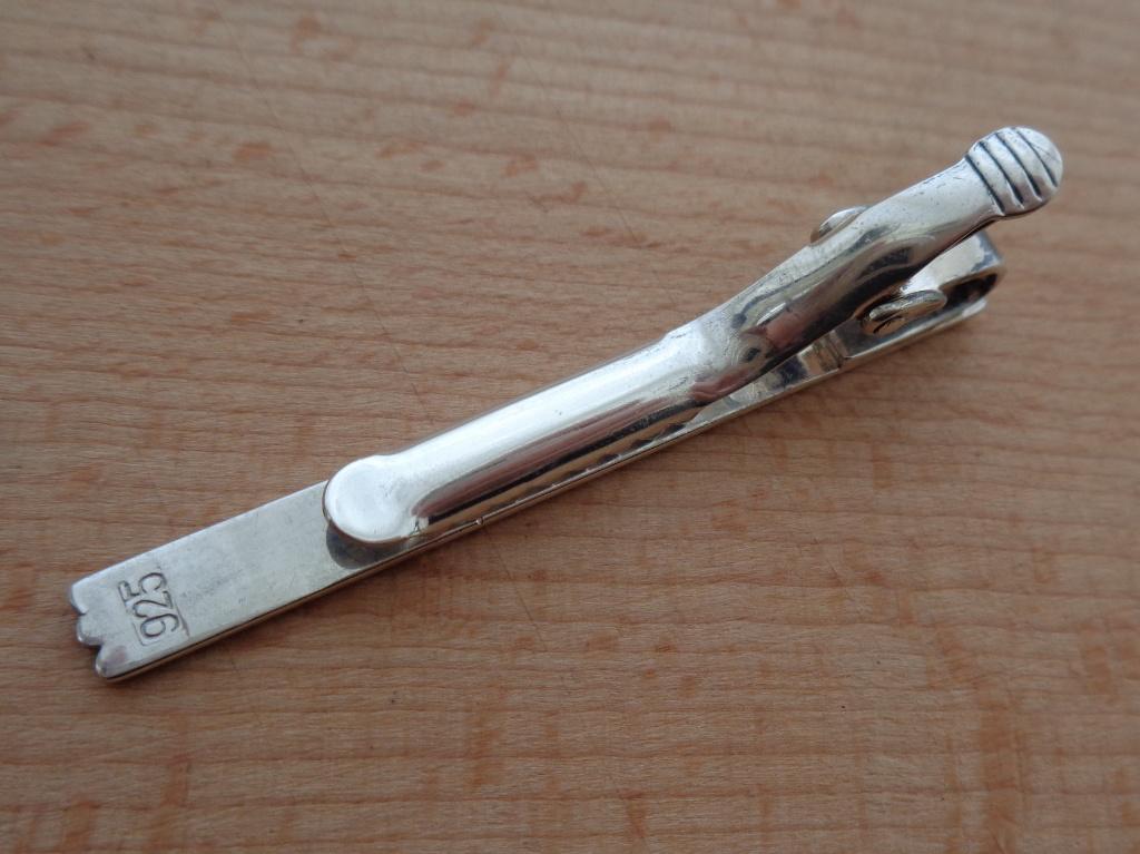 zilveren das of sjaal klem [037], Verzenden, Zilver, Overige typen