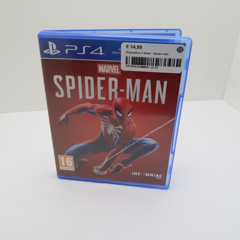 Playstation 4 Game : Spider-man, Spelcomputers en Games, Games | Sony PlayStation 4, Niet ingevuld, Zo goed als nieuw, Niet ingevuld