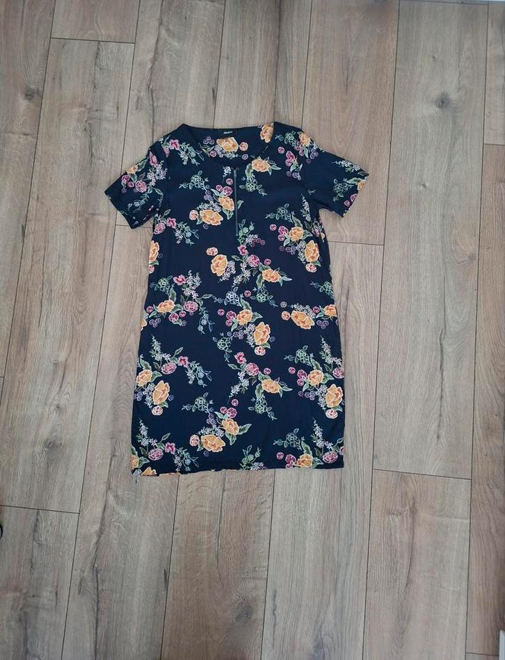 Jurkje Object, Kleding | Dames, Jurken, Zo goed als nieuw, Maat 42/44 (L), Blauw, Boven de knie, Ophalen of Verzenden