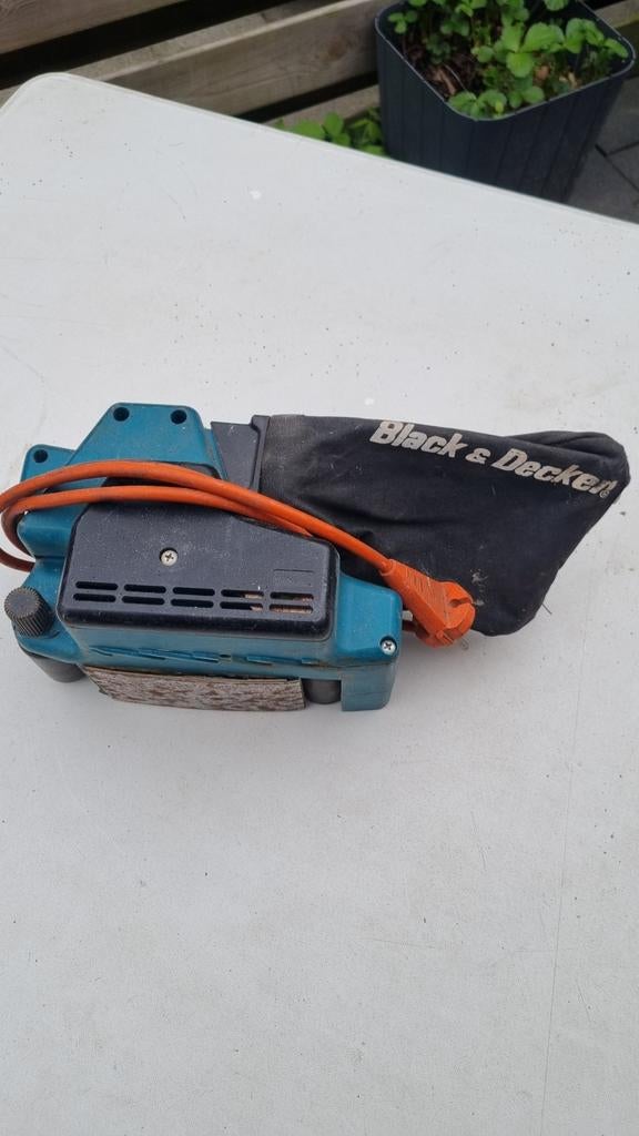 Black & Decker bandschuurmachine, Doe-het-zelf en Verbouw, Gereedschap | Schuurmachines, Ophalen of Verzenden