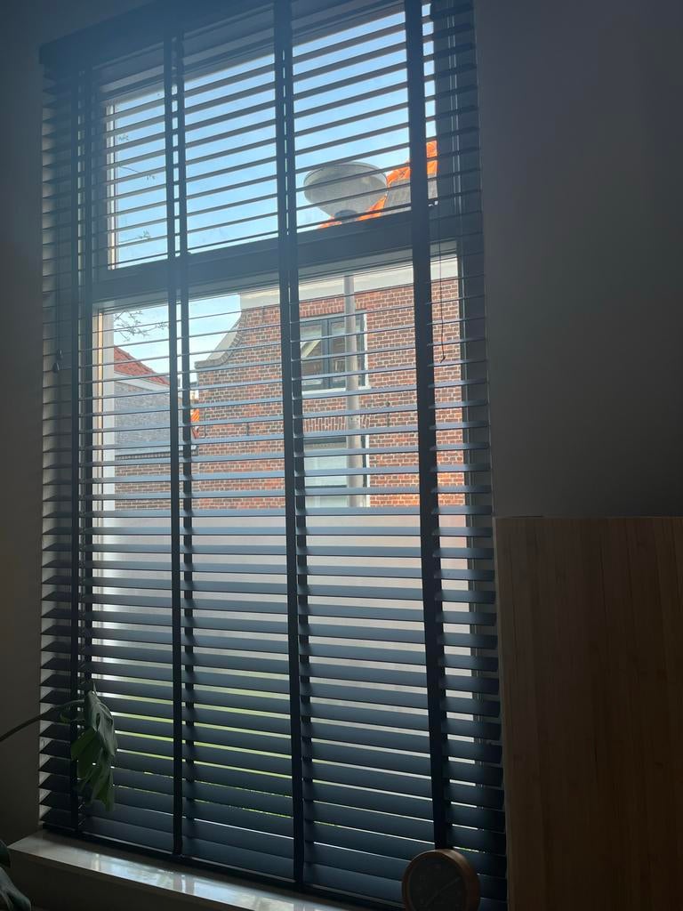 Gamma jaloezieën 50 mm mat zwart 220x126 cm, Ophalen, Gebruikt, 100 tot 150 cm, 200 cm of meer