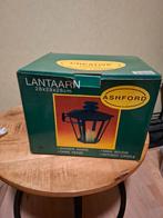 Zwarte Metalen Wandlantaarn - Ashford (28x28x28 cm), Ophalen of Verzenden, Nieuw, Industrieel, Modern, Robuust