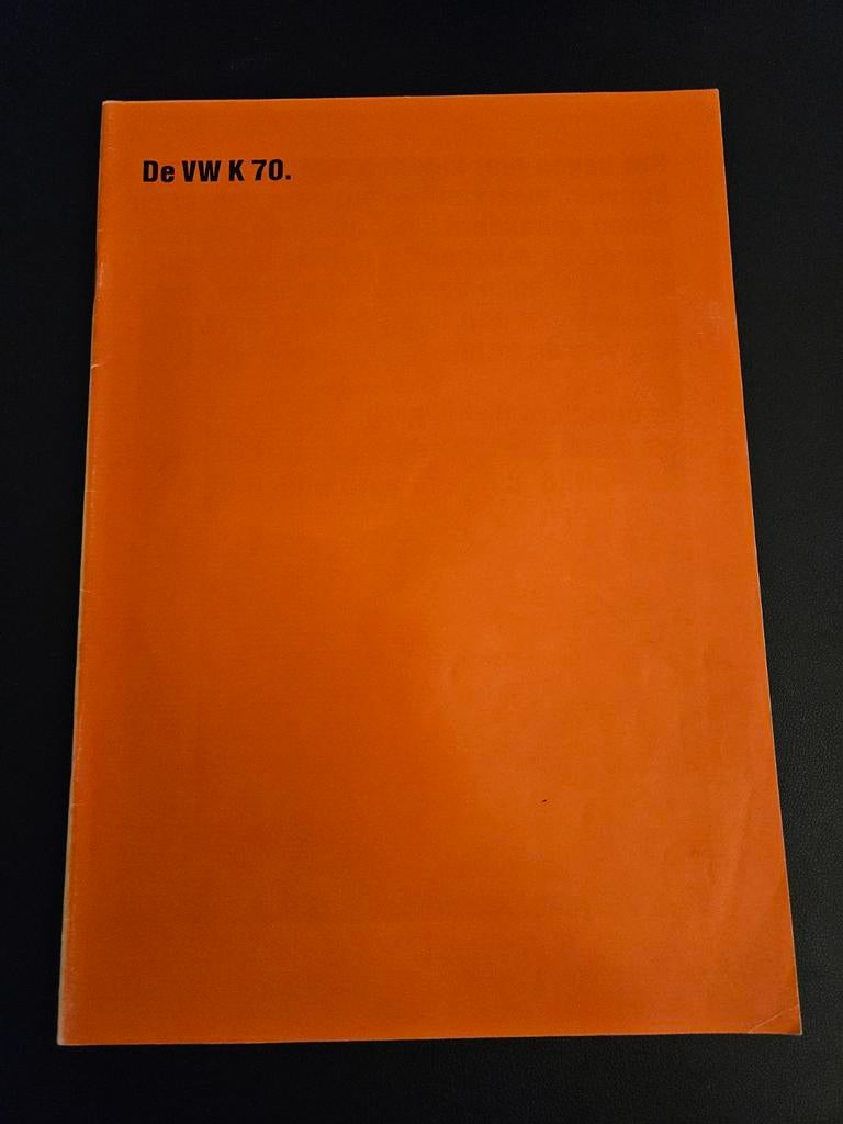Brochure Volkswagen K70 1971, Ophalen of Verzenden, Zo goed als nieuw, Volkswagen
