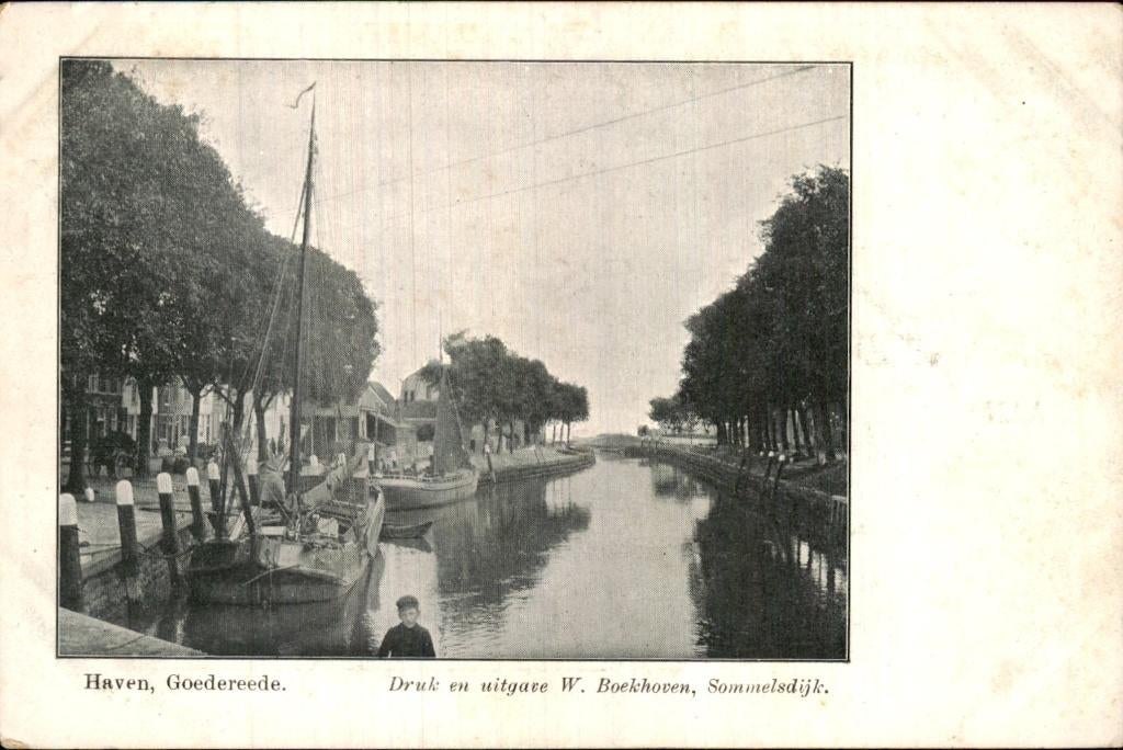 Goedereede - Haven -, Verzamelen, Ansichtkaarten | Nederland, Ophalen of Verzenden, Voor 1920, Ongelopen, Zuid-Holland