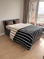 Boxspring met IKEA Hamarvik matras 140x210 cm, Ophalen, Gebruikt, 210 cm, Tweepersoons