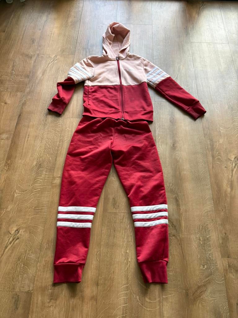 Adidas trainingspak 140, Ophalen of Verzenden, Gebruikt, Jongen of Meisje, Sport- of Zwemkleding