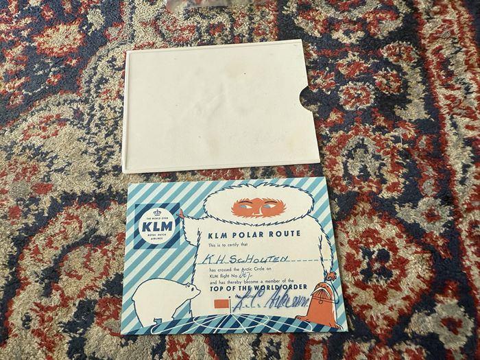KLM Polar Route. Top of the World Order., Ophalen of Verzenden, Zo goed als nieuw, Boek of Tijdschrift