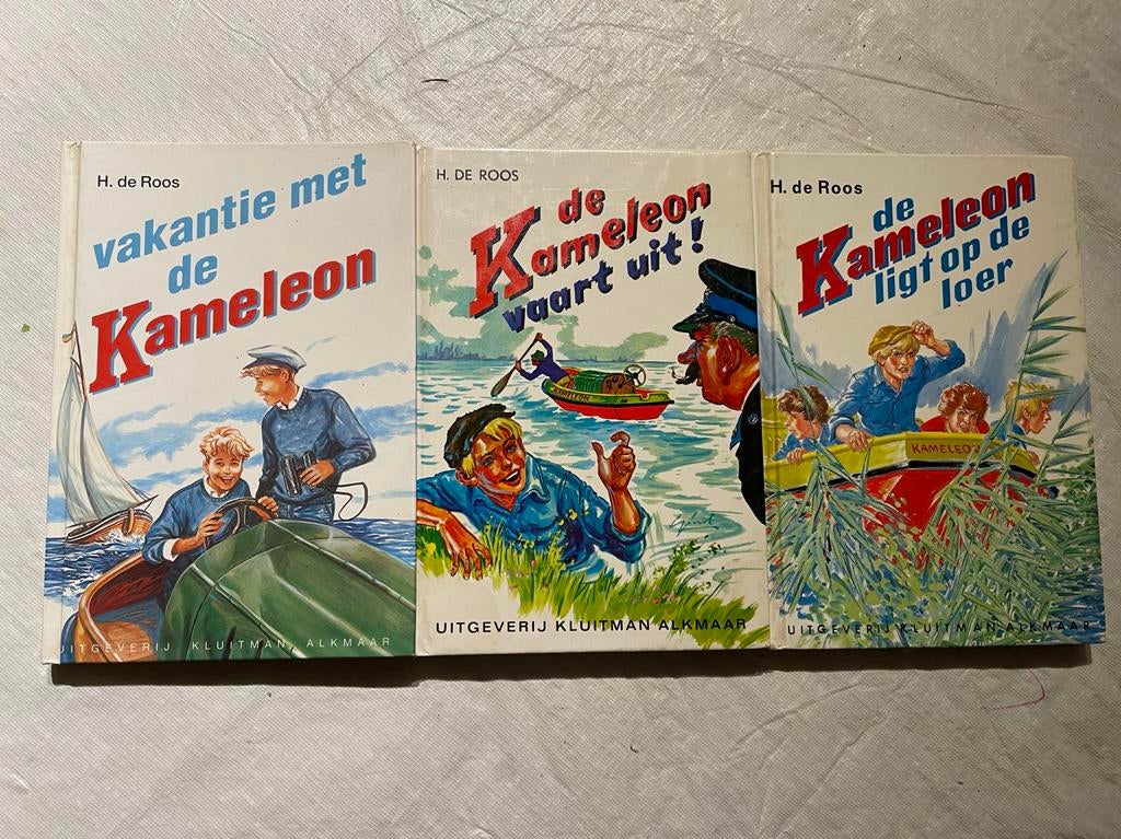 3 boeken van De Kameleon van H de Roos, Ophalen of Verzenden, Gelezen
