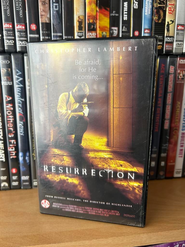 Resurrection VHS - Christopher Lambert Thriller, Vanaf 16 jaar, Ophalen of Verzenden, Gebruikt, Actiethriller