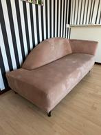 Chaise longues 2/3p Montara stof beige L156xzit H44x zit D54, Ophalen, Overige materialen, Gebruikt, 150 tot 200 cm