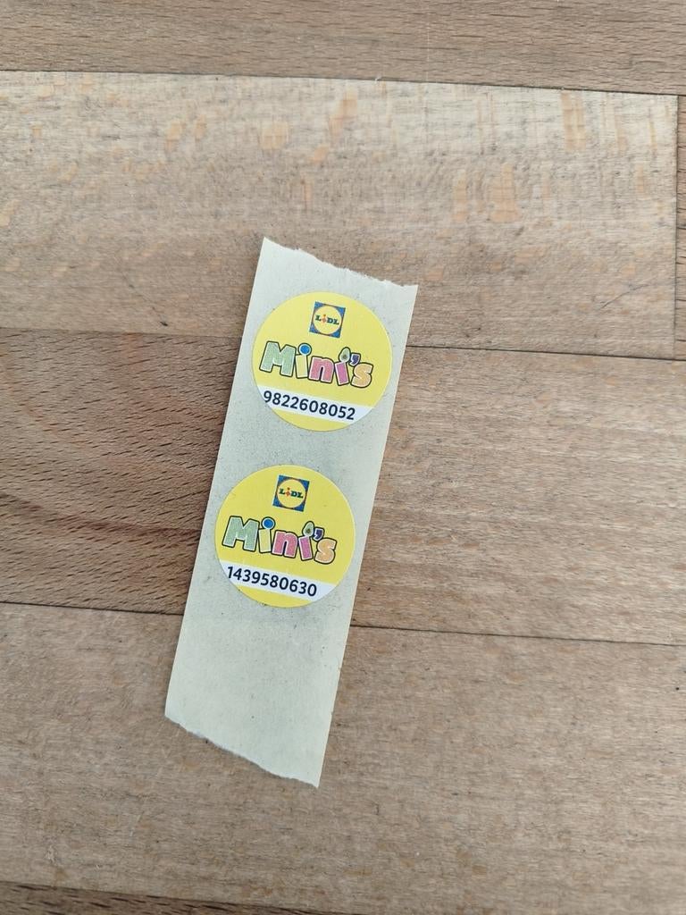 Lidl Mini's zegels, Lidl, Ophalen
