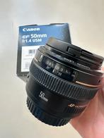 Canon EF 50mm prime lens f1/1.4, Ophalen of Verzenden, Zo goed als nieuw, Standaardlens