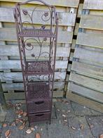 Tuin decoratie  150/30/30 cm met 2 laden roestbruin., Ophalen