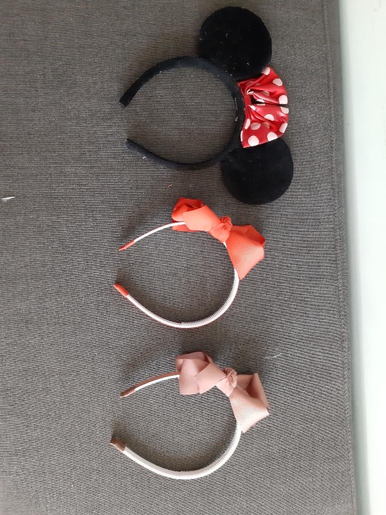 haarband retro strik of disney mouse, Ophalen of Verzenden, Zo goed als nieuw, Haarspeld