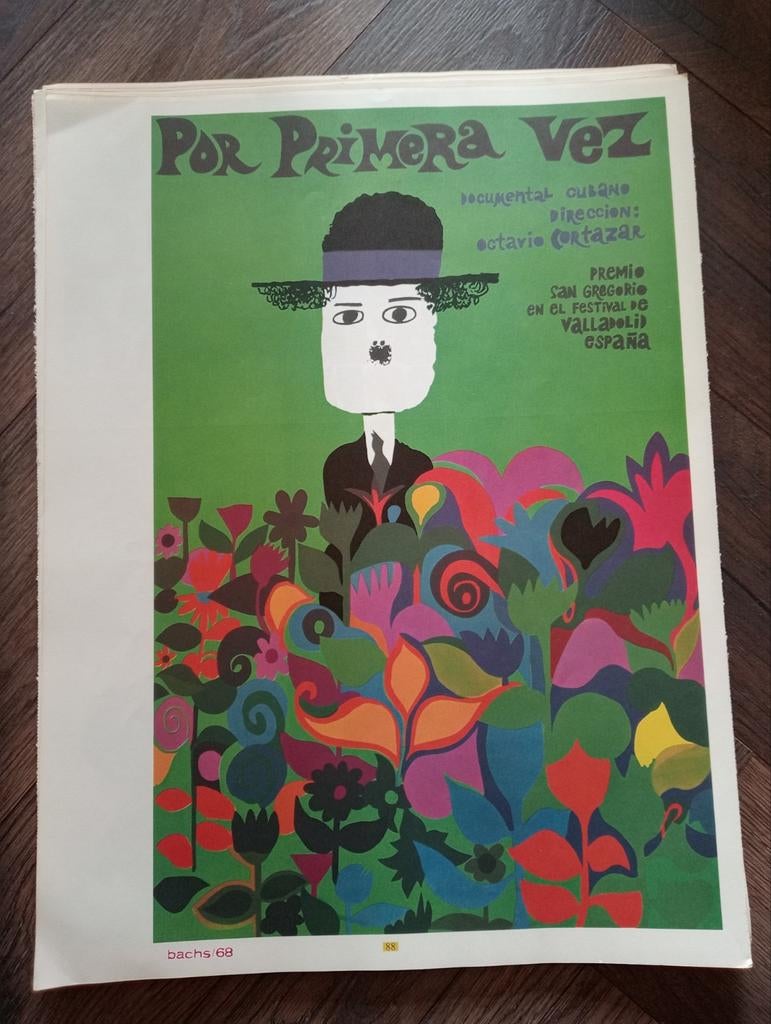 Film affiche Cuba 1970, Verzamelen, Ophalen of Verzenden