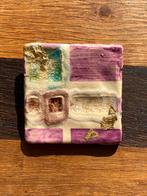 Keramische broche, Ophalen of Verzenden, Zo goed als nieuw, Zilver, Overige materialen