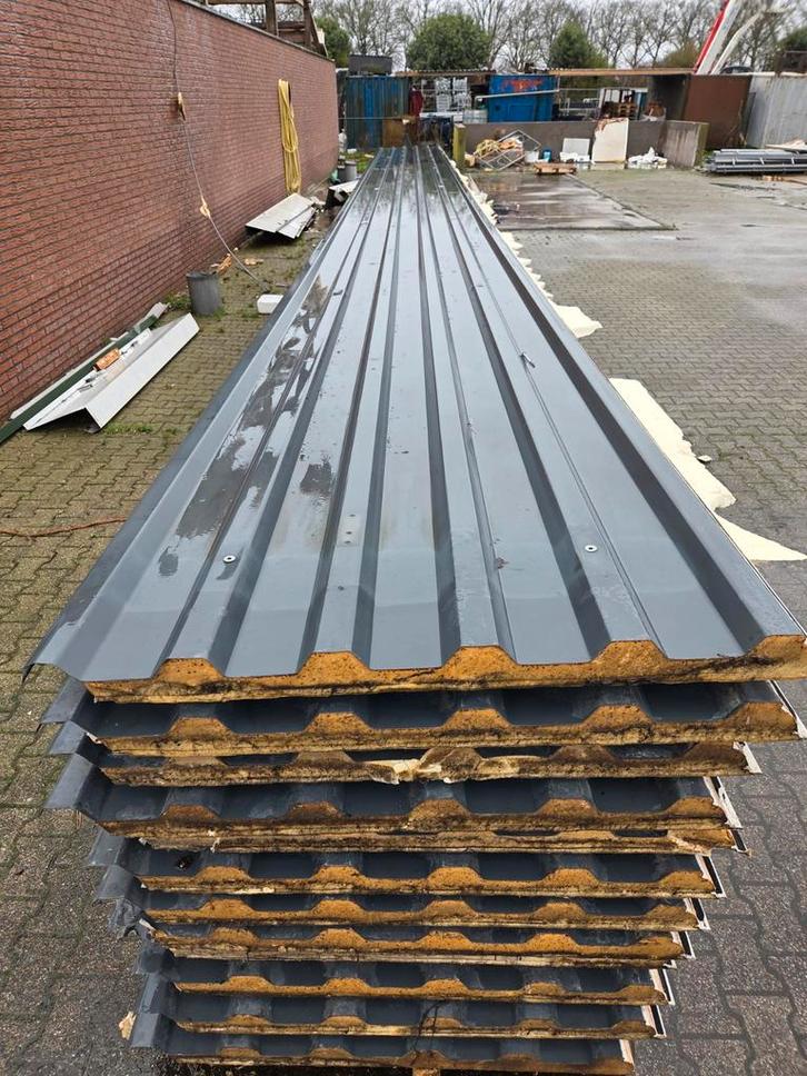 Falk Bouwsystemen geïsoleerde dakpanelen, Doe-het-zelf en Verbouw, Isolatie en Afdichting, Gebruikt, Dakisolatie, Hardschuim (Pir)