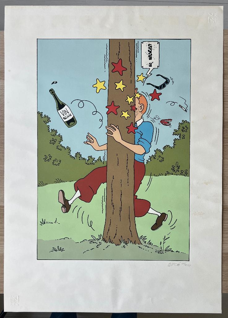 Parodie op Kuifje, Boeken, Stripboeken, Eén stripboek, EFDE, Ophalen of Verzenden, Zo goed als nieuw