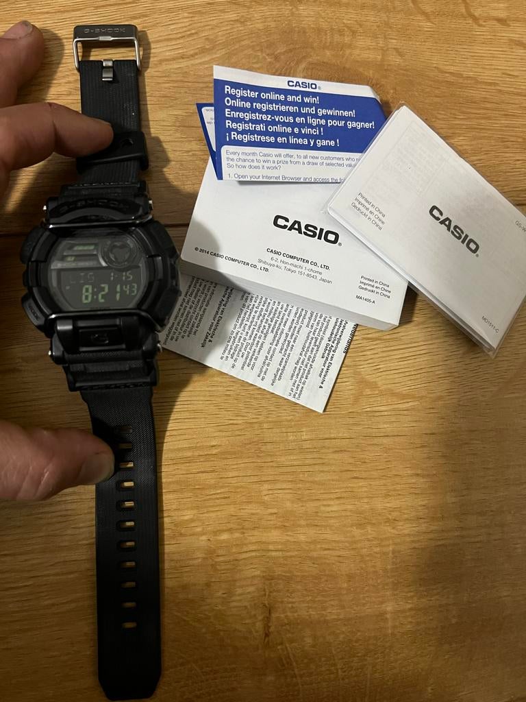 Casio G-Shock GD-400MB-1ER Herenhorloge - Zo goed als nieuw, Sieraden, Tassen en Uiterlijk, Horloges | Heren, Casio, Kunststof