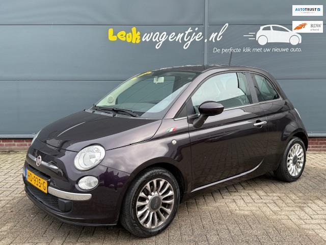 Fiat 500 0.9 TwinAir Turbo Popstar *airco *lichtmet. *paars, Auto's, Fiat, Bedrijf, Te koop, ABS, Airbags, Airconditioning, Centrale vergrendeling