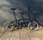 Brompton C Line M6L - Zwart, Nagekeken, Topstaat, Fietsen en Brommers, Fietsen | Vouwfietsen, Ophalen, Brompton, 16 tot 18 inch