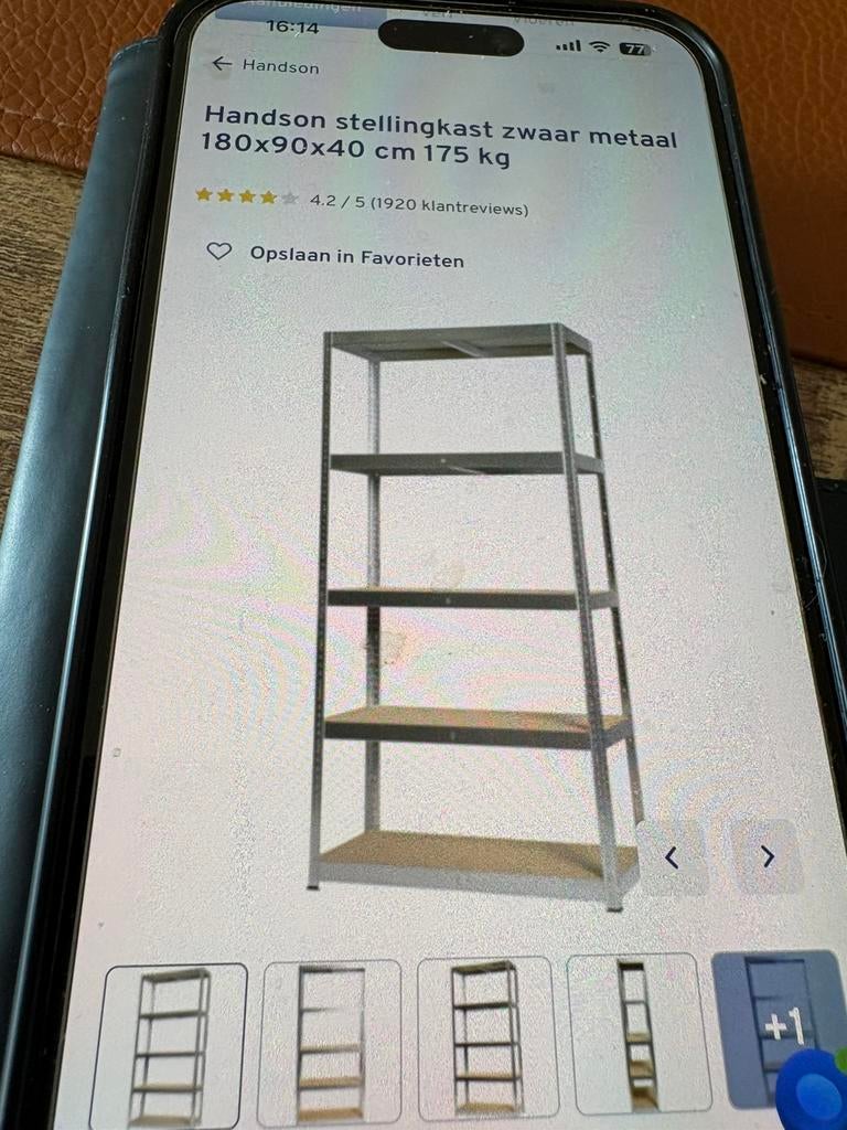 Stelling kast, Ophalen, Zo goed als nieuw