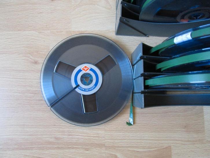 11 AGFA bandrecorderbanden van 15 cm. Koopje, Audio, Tv en Foto, Bandrecorders, Onderdeel, Ophalen of Verzenden