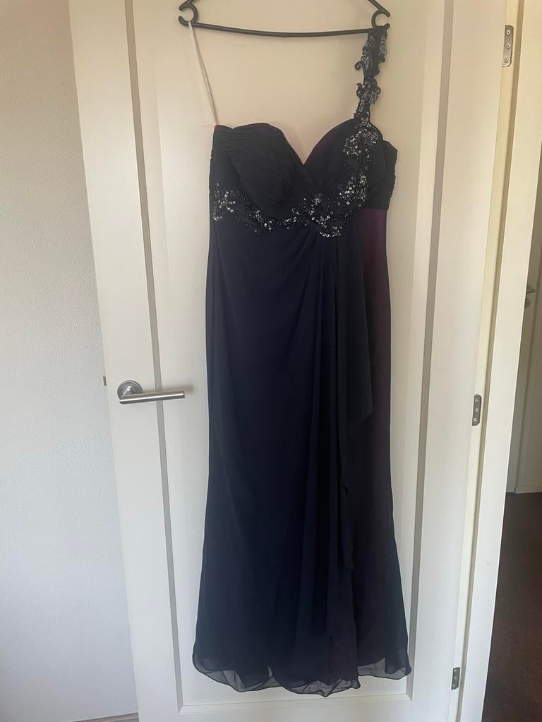 Elegante Galajurk met Pailletten - Maat 42, Ophalen, Galajurk, Paars, Maat 42/44 (L)