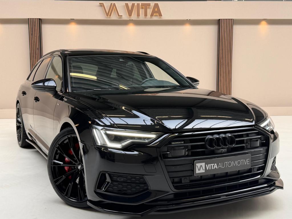 Audi A6 Avant 50 TFSI e quattro S edition Bomvol|Pano|B&O|36, Auto's, Automaat, 77 km/l, Gebruikt, Zwart