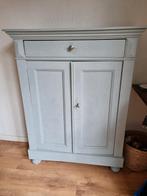 Brocante meidenkast grijs blauw, Ophalen