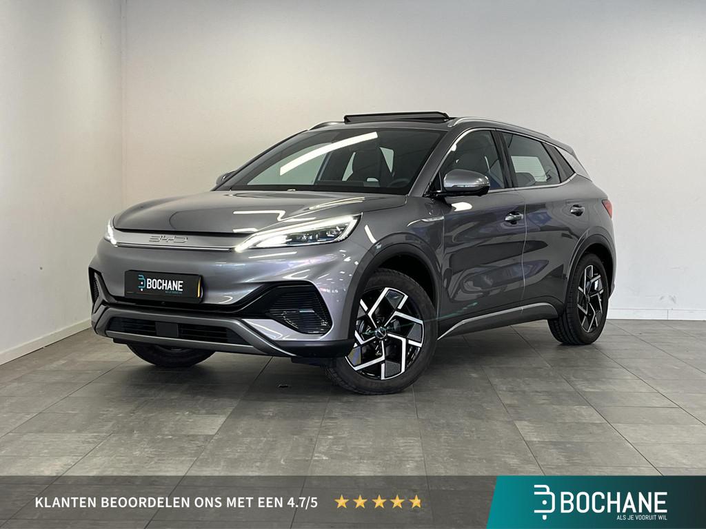 BYD ATTO 3 Design 60 kWh | Pano | Parkeersensoren V+A | 360, Auto's, BYD, 12 maanden, Gebruikt, Blauw, SUV of Terreinwagen